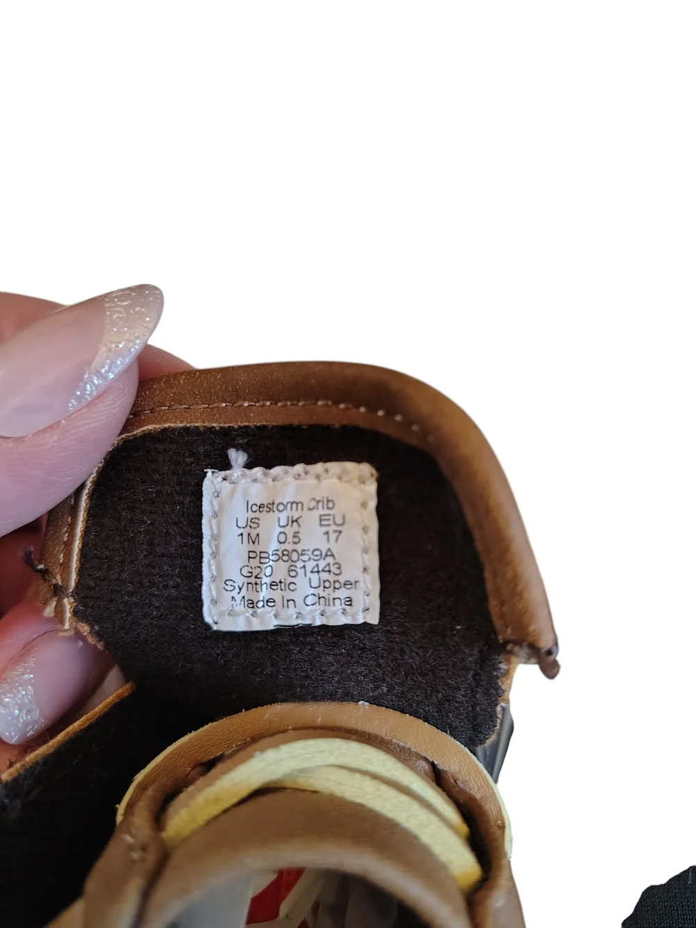 Sperry Top-Sider Baby Icestorm Duck Crib Booties Brown Tan Size 1M